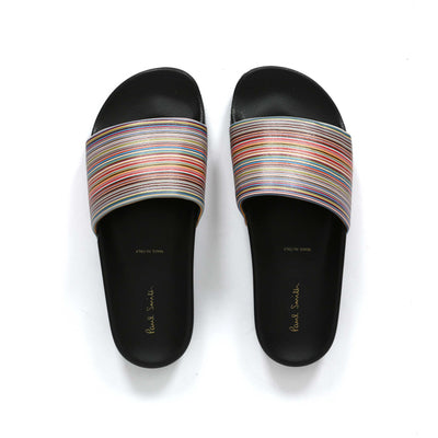 Paul Smith Dru Slide in Black Birdseye