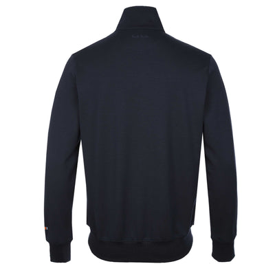 Paul Smith Embroidery Sweat Top in Dark Navy Back