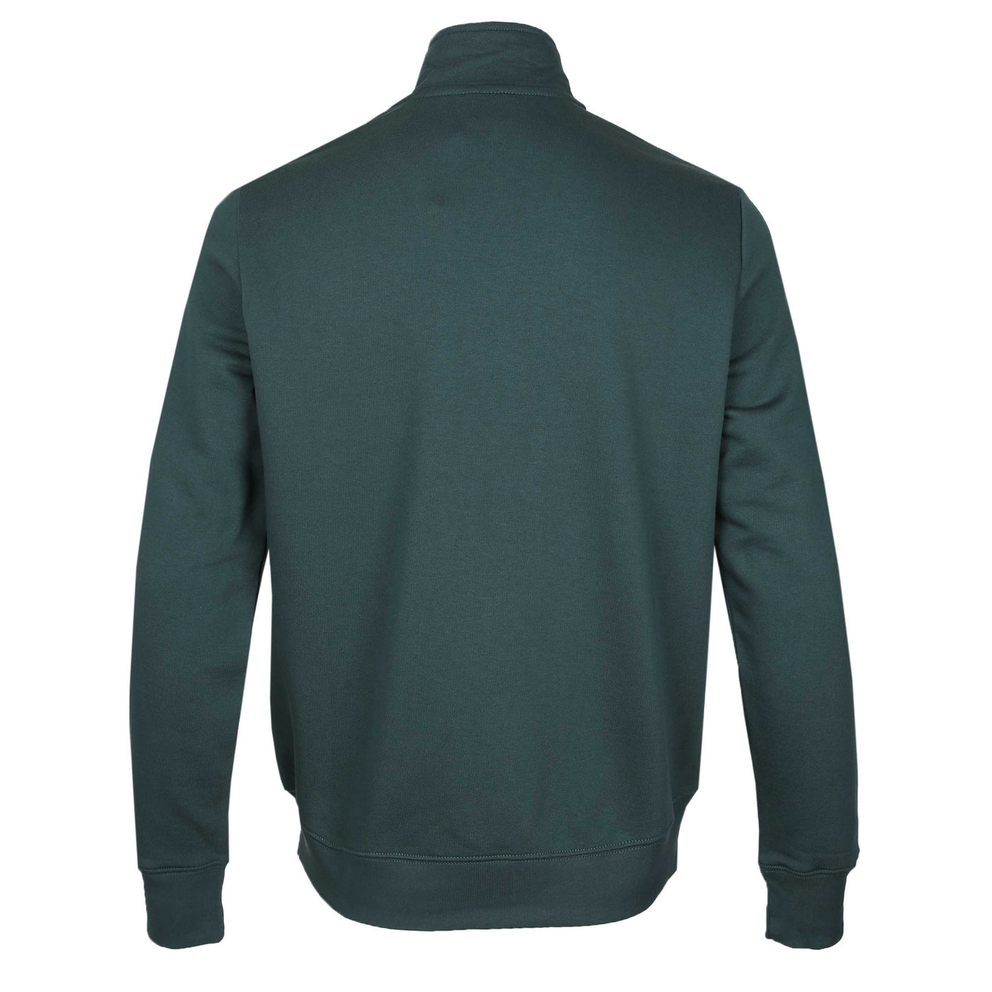 Paul Smith Half Zip Sweat Top in Forest Green Back