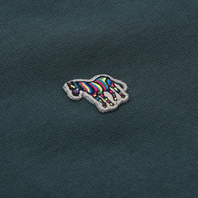 Paul Smith Half Zip Sweat Top in Forest GreenLogo