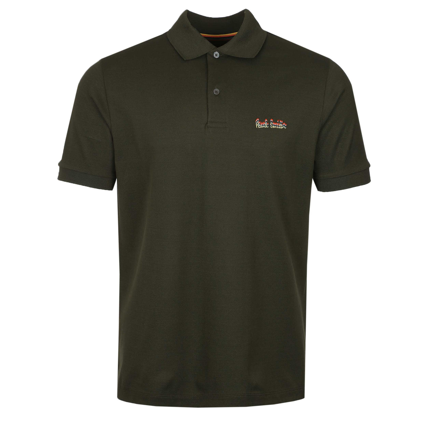 Paul Smith PS Emb Logo Polo Shirt in Army Green