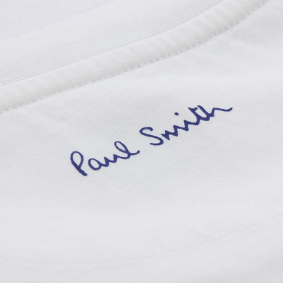 Paul Smith Printed T Shirt in White Logo