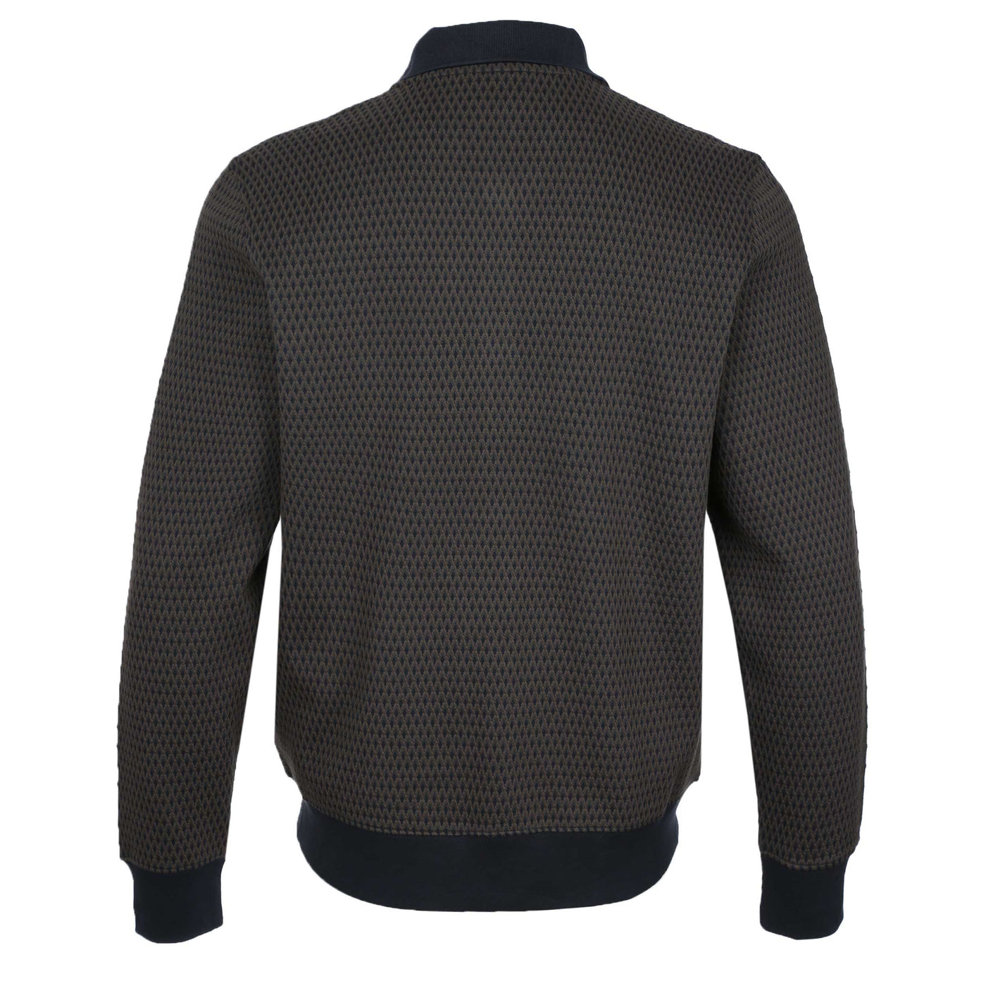 Paul Smith Reg Fit Cardigan Sweat in Black Back