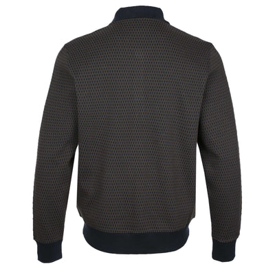 Paul Smith Reg Fit Cardigan Sweat in Black Back