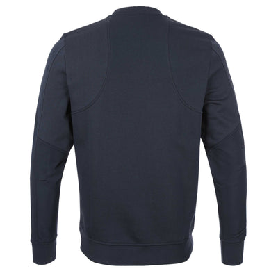 Paul Smith Reg Fit Crew Neck Sweat Top in Navy Back