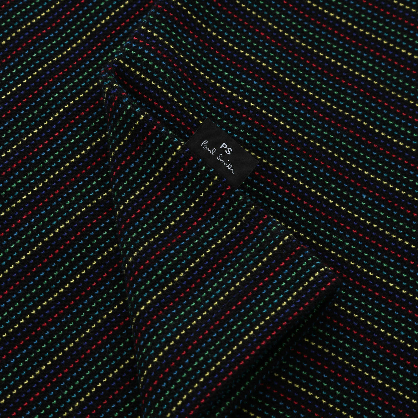 Paul Smith Reg Fit SS Polo Shirt in Black Logo Tab 2