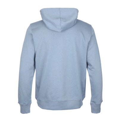 Paul Smith Reg Fit Zip Hoody Sweat Top in Pale Blue Back