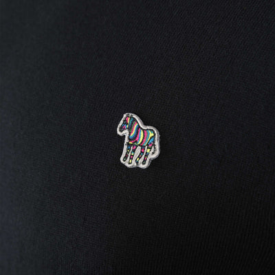 Paul Smith Roll Neck Zeb Bad Knitwear in Black Logo