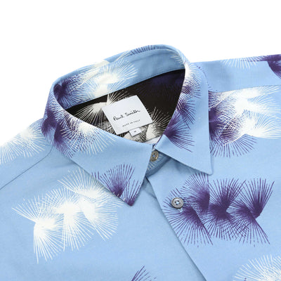 Paul Smith Slim Fit Shirt in Light Blue Collar