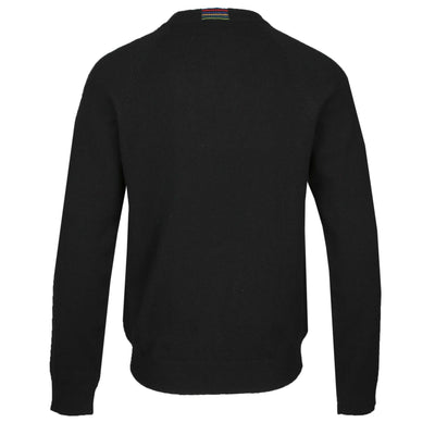 Paul Smith Sweater Crew Neck Knitwear in Black Back