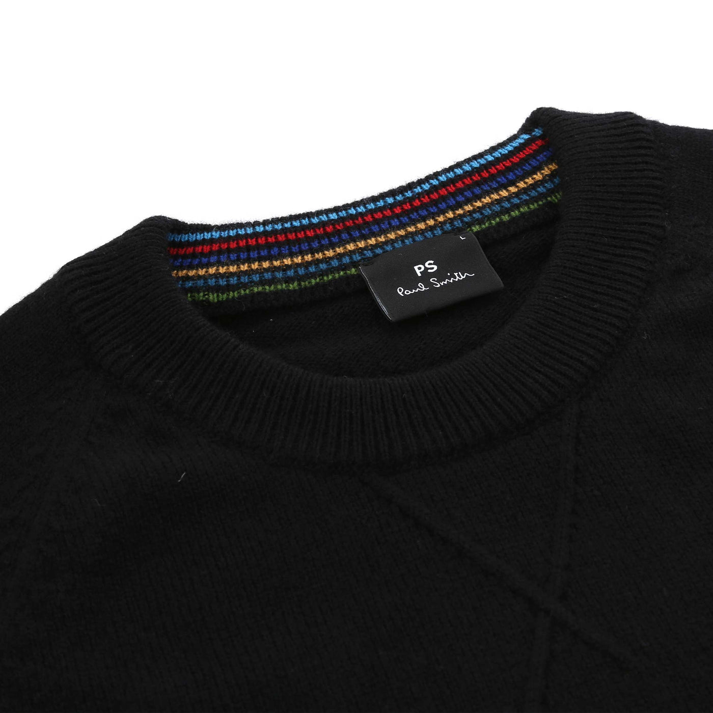 Paul Smith Sweater Crew Neck Knitwear in Black Neck