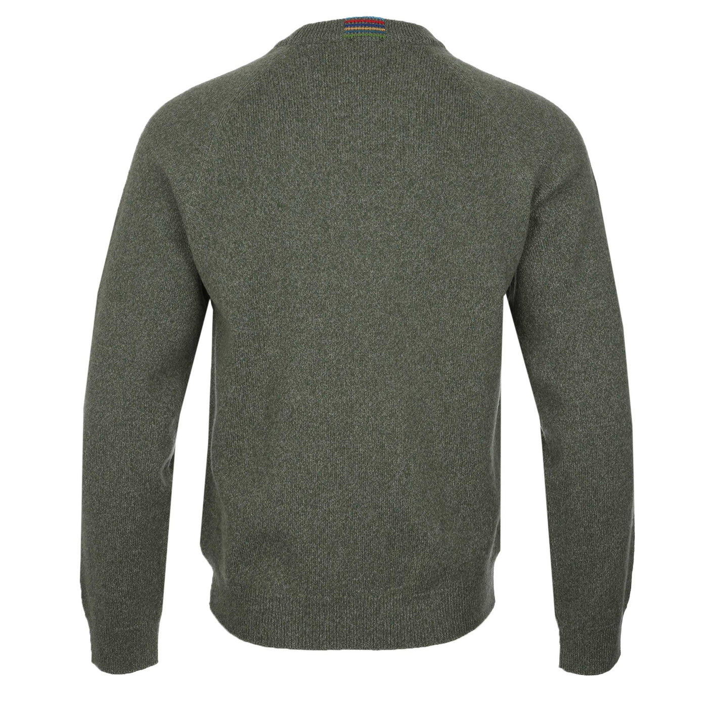 Paul Smith Sweater Crew Neck Knitwear in Green Back