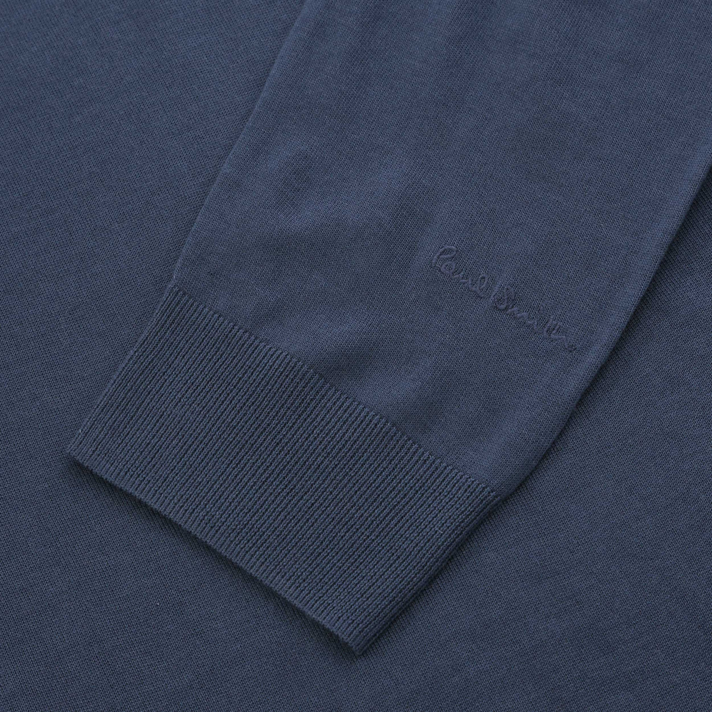Paul Smith Sweater Crew Neck in Blue Cuff