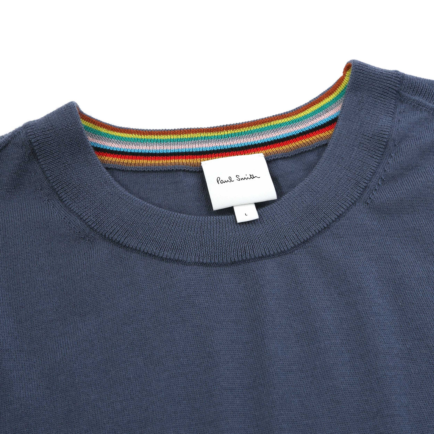 Paul Smith Sweater Crew Neck in Blue Neck