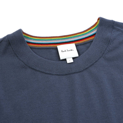 Paul Smith Sweater Crew Neck in Blue Neck