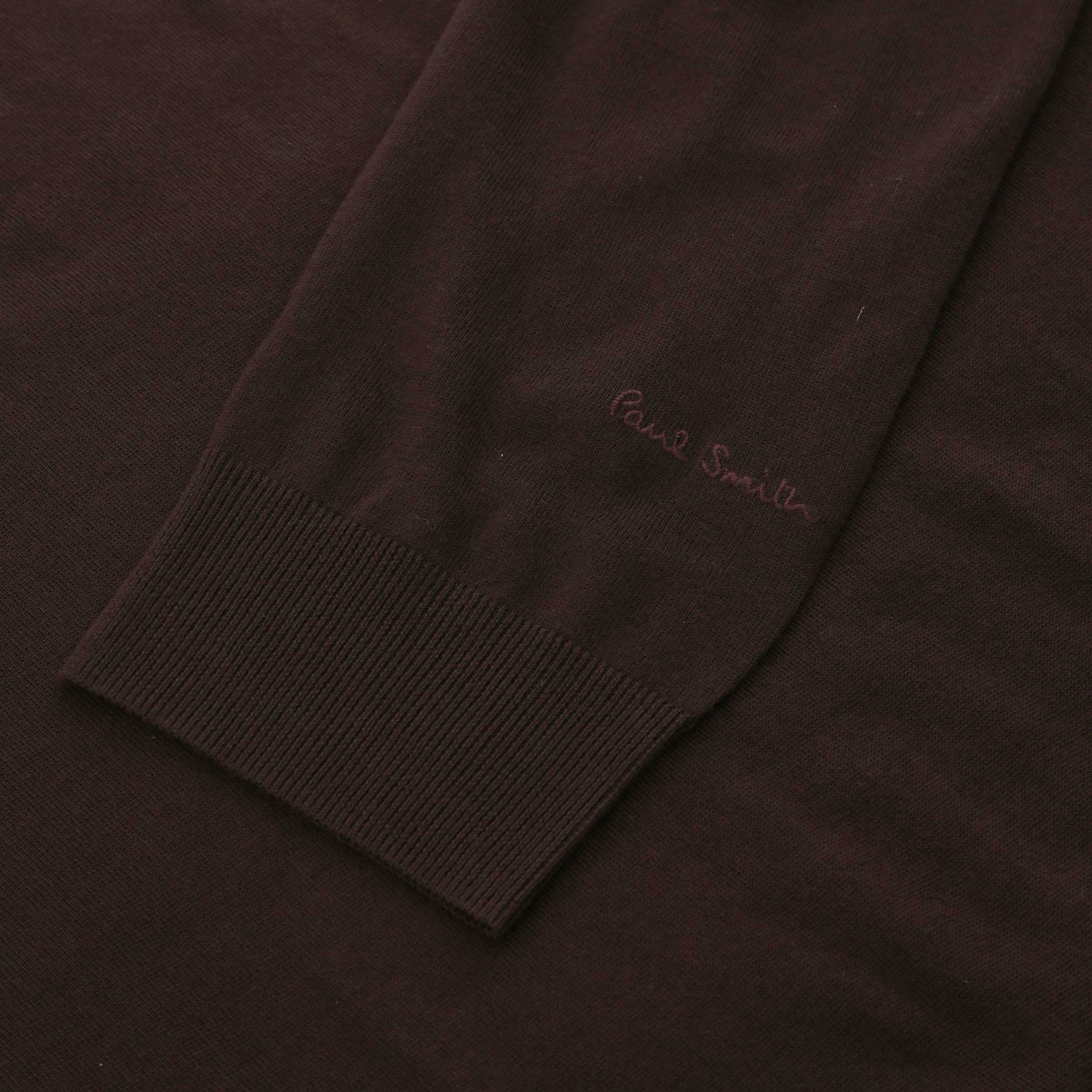 Paul Smith Sweater Crew Neck in Brown Cuff