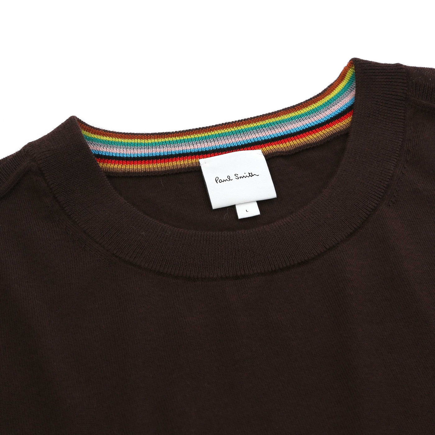 Paul Smith Sweater Crew Neck in Brown Neck