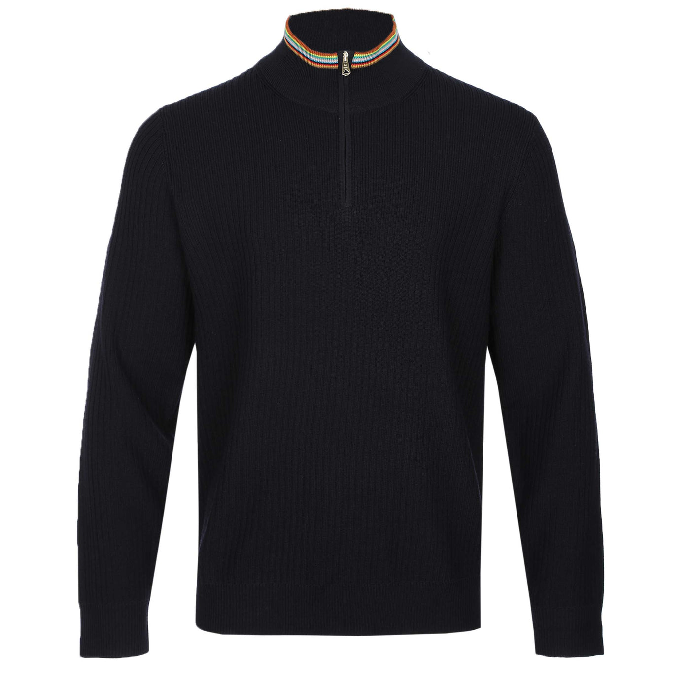 Paul Smith Sweater LS Polo Knitwear in Navy