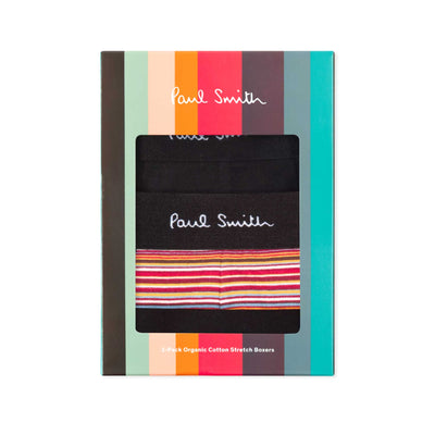 Paul Smith Trunk 3 Pack BLK Sign Underwear in Black Box