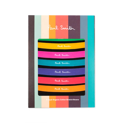 Paul Smith Trunk 7 Pack Mix Band Underwear in Black Box