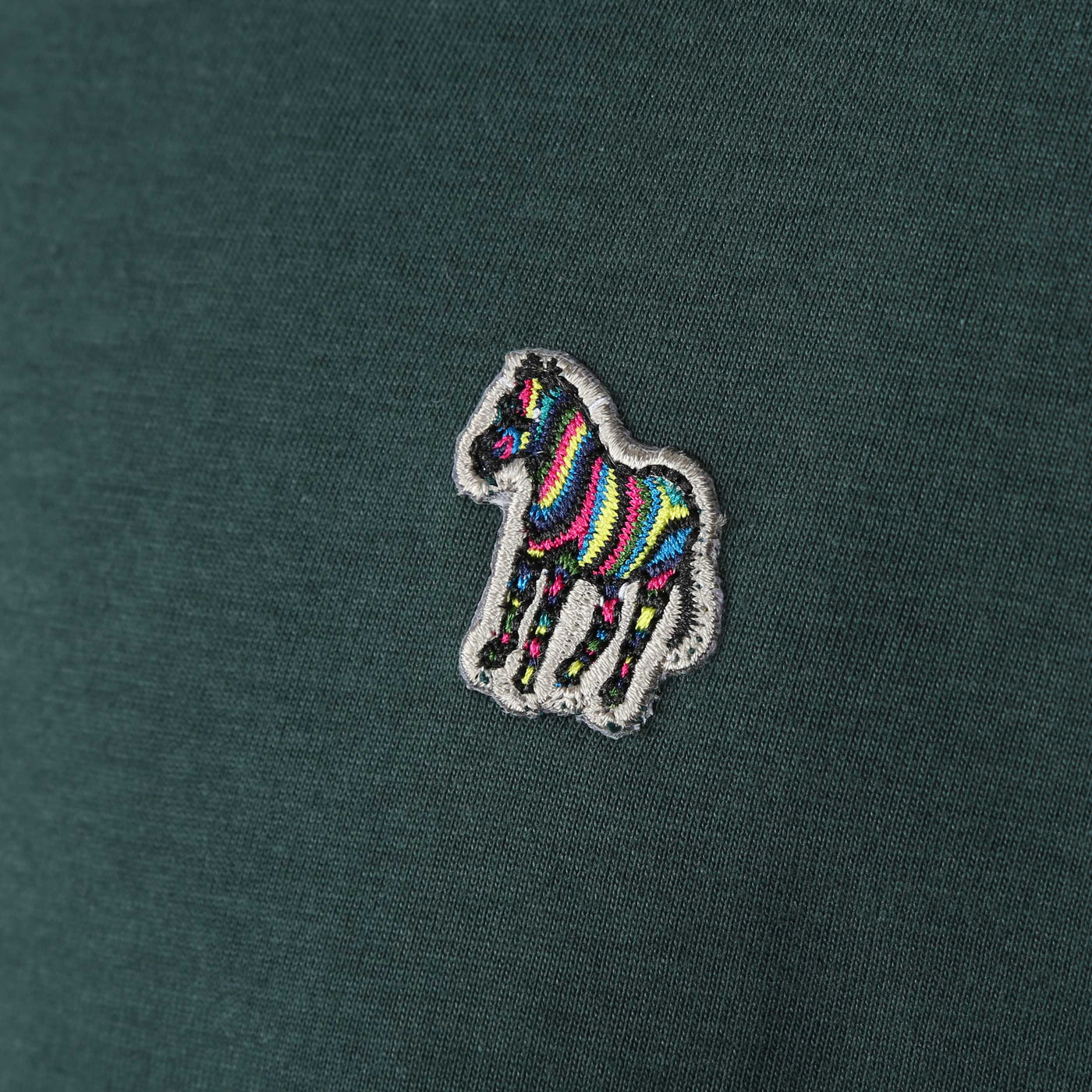 Paul Smith Zebra Badge T Shirt in Forest Green Logo