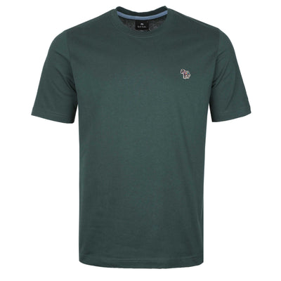 Paul Smith Zebra Badge T Shirt in Forest Green