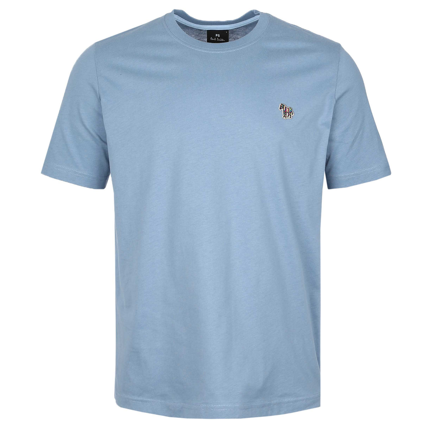 Paul Smith Zebra Badge T Shirt in Pale Blue