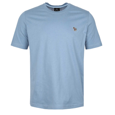 Paul Smith Zebra Badge T Shirt in Pale Blue