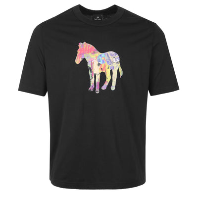 Paul Smith Zebra Craft T-Shirt in Black Front