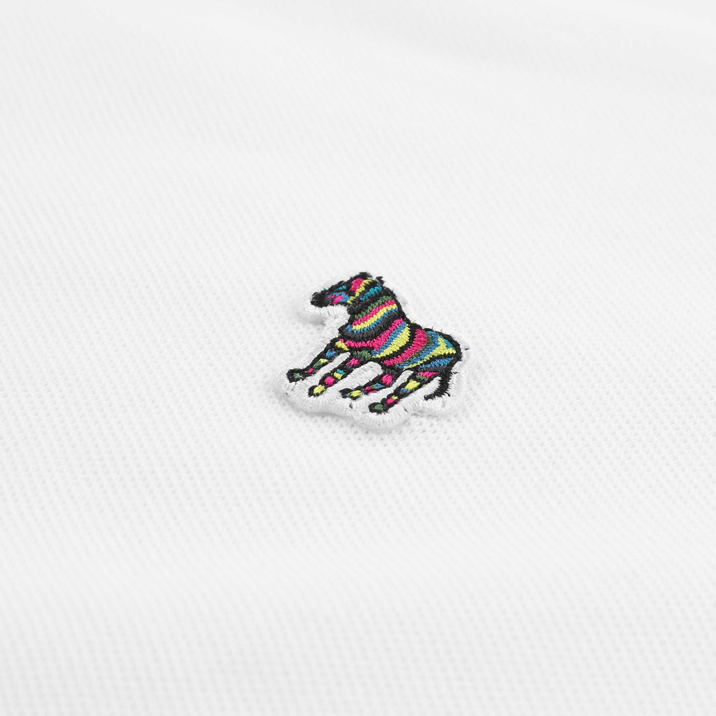 Paul Smith Zebra Polo Shirt in White Logo