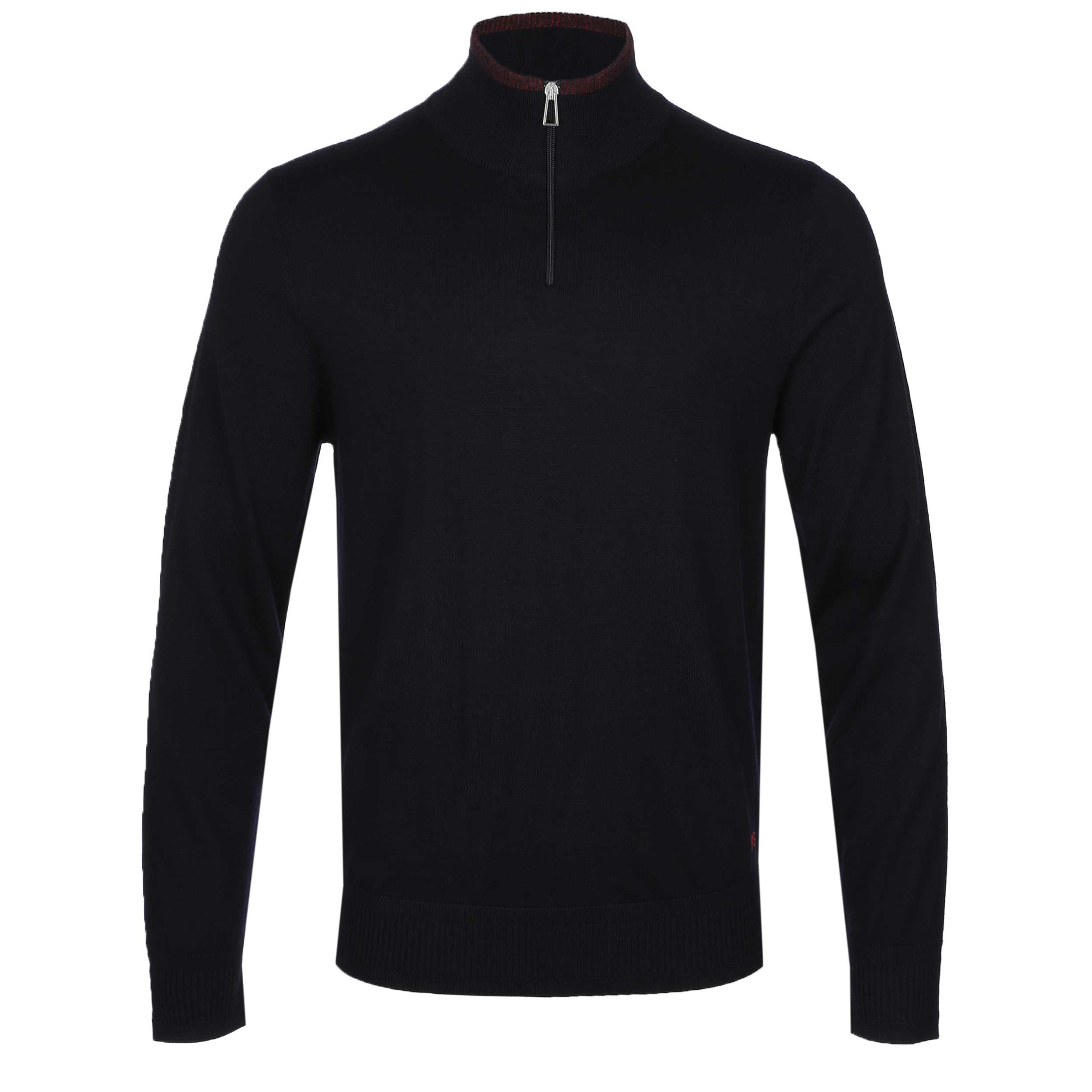 Paul Smith Zip Neck Knitwear in Navy