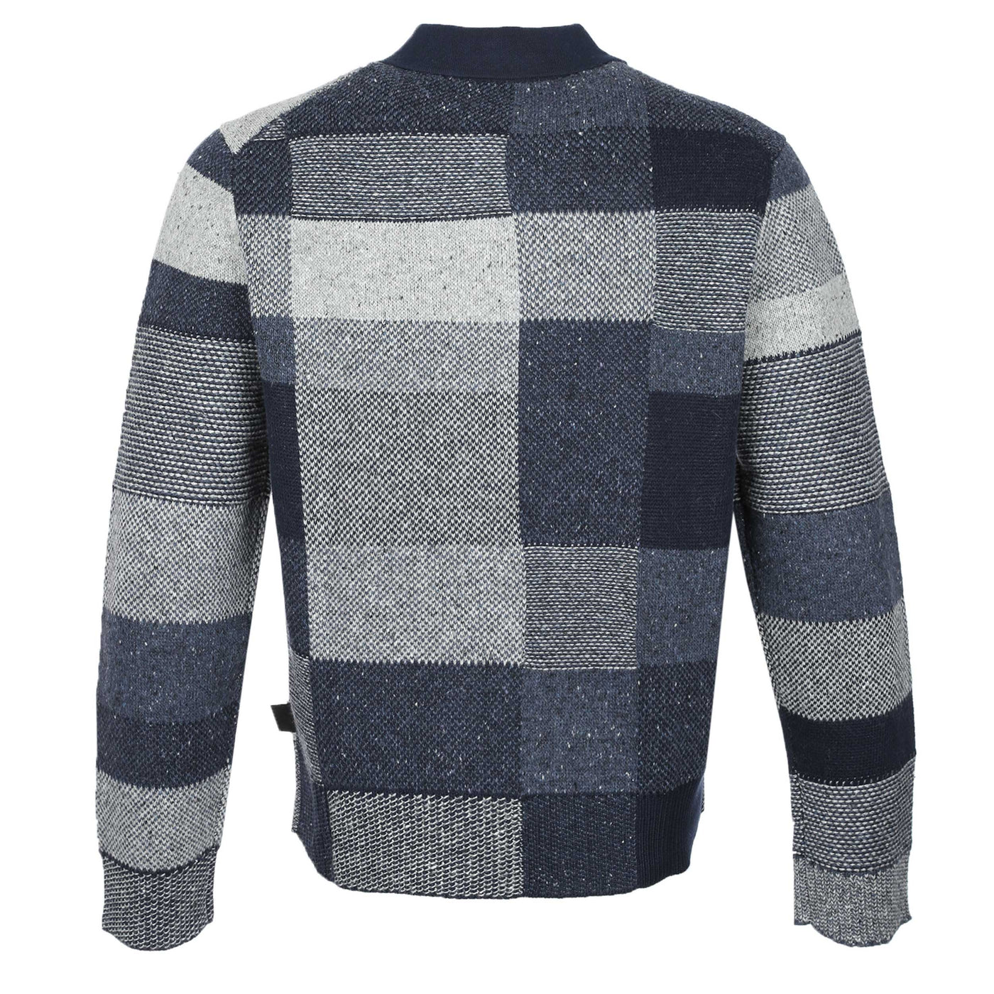 Paul Smith Zip Thru Cardigan in Blue Back