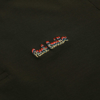 Paul Smith PS Emb Logo Polo Shirt in Army Green Logo