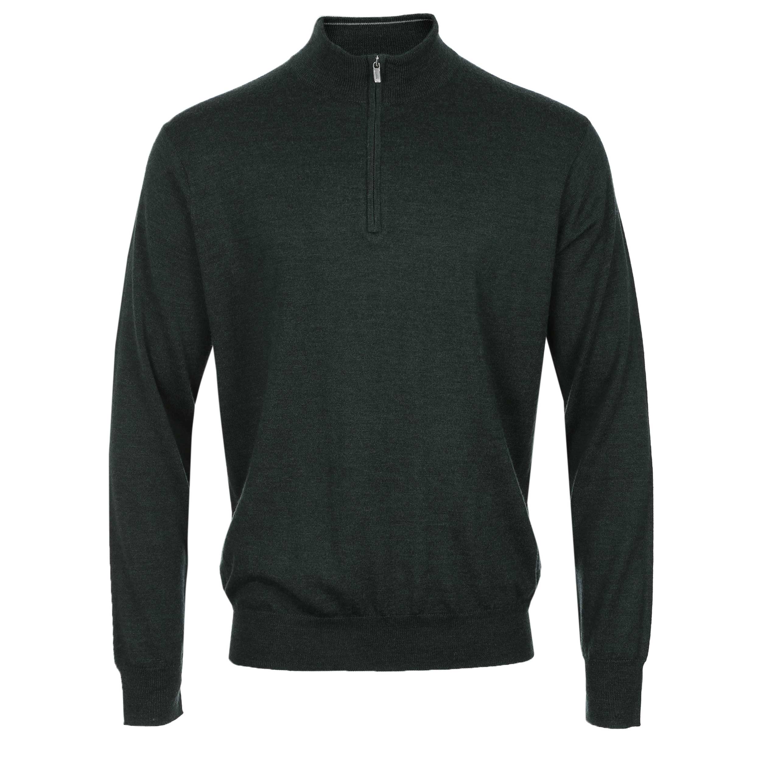 Peter Millar Autumn Crest 1/4 Zip Knitwear in Pinebrook