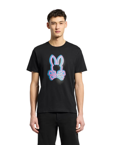 Psycho Bunny Andros Graphic T-Shirt in Black Model