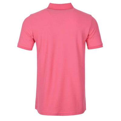 Psycho Bunny Classic Polo Shirt in Camellia Rose Pink Back