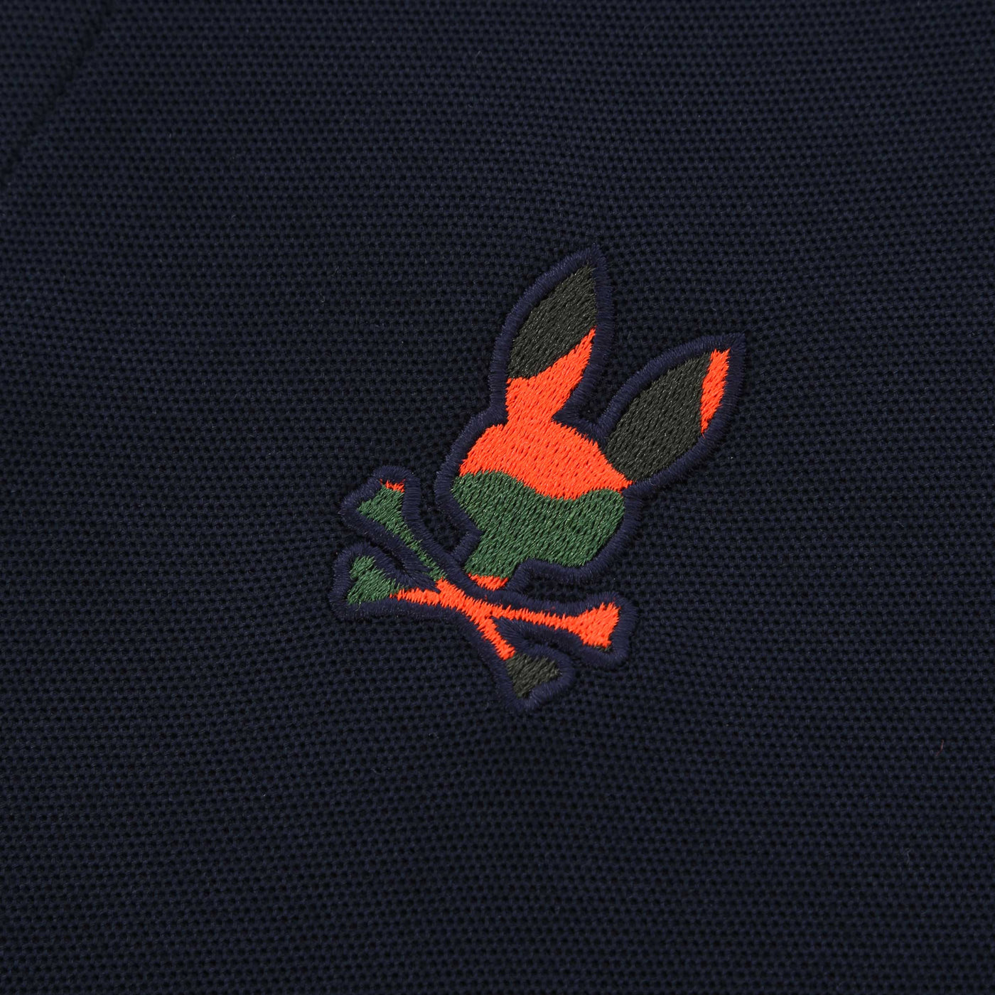 Psycho Bunny Plano Pique Polo Shirt in Navy Logo