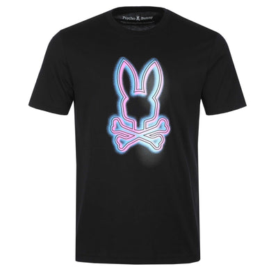 Psycho Bunny Andros Graphic T-Shirt in Black