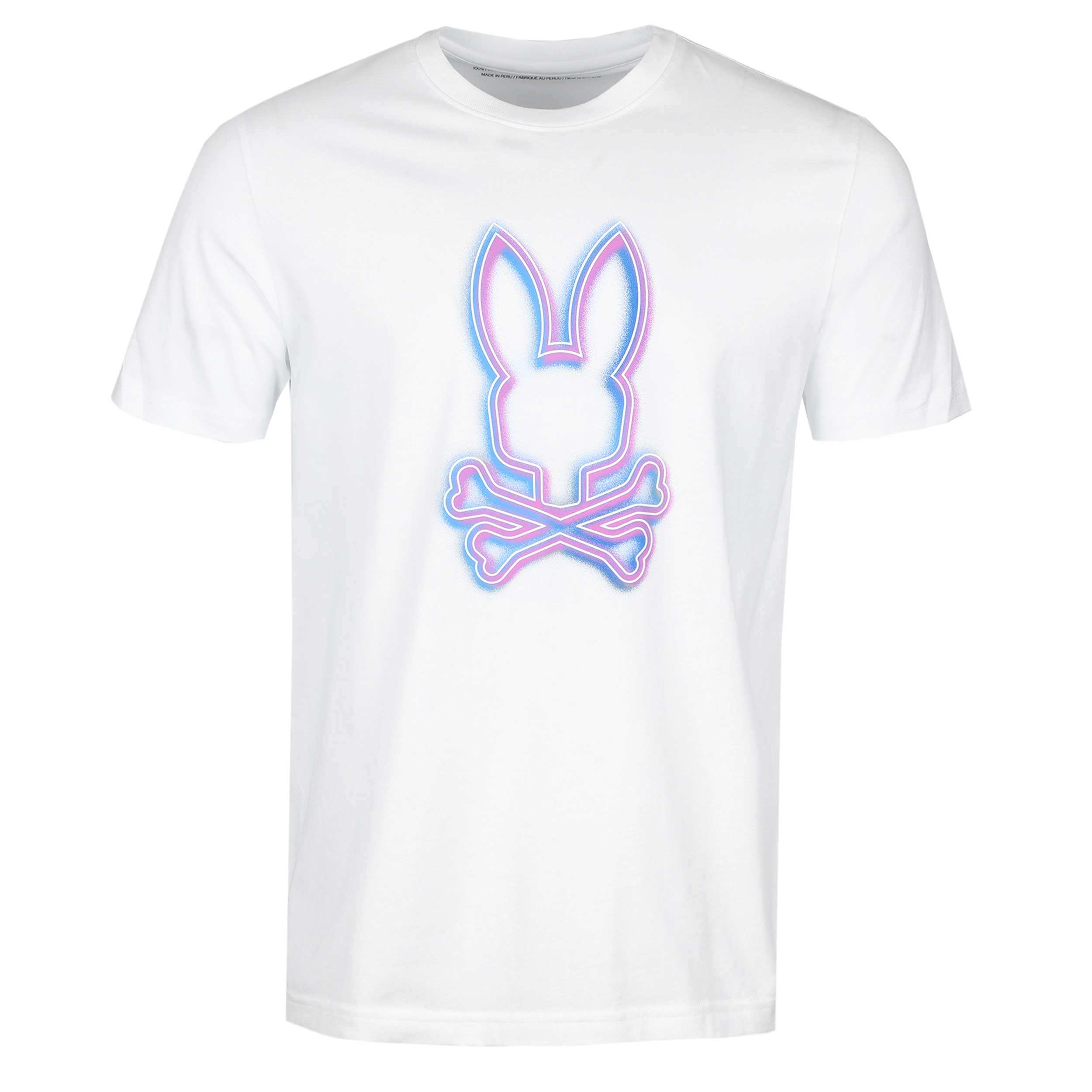 Psycho Bunny Andros Graphic T-Shirt in White