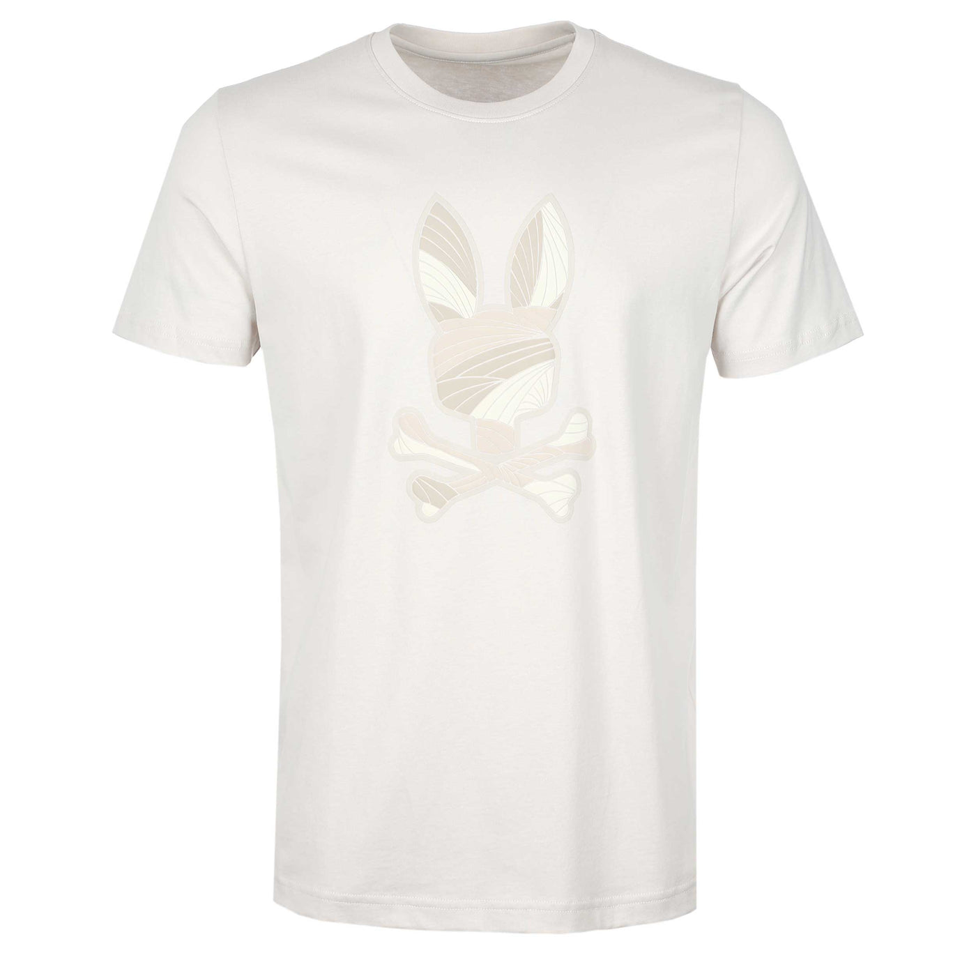 Psycho Bunny Baxter Graphic T-Shirt in Natural Linen
