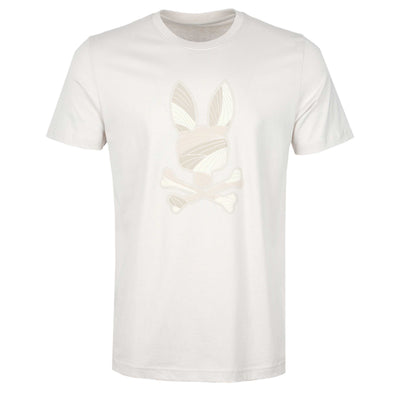 Psycho Bunny Baxter Graphic T-Shirt in Natural Linen