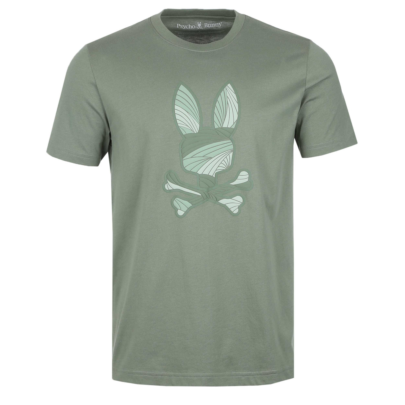 Psycho Bunny Baxter Graphic T-Shirt in Sea Spray Green