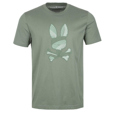 Psycho Bunny Baxter Graphic T-Shirt in Sea Spray Green