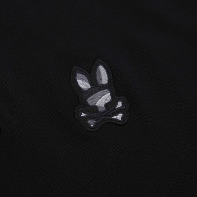 Psycho Bunny Baxter Polo Shirt in Black Logo