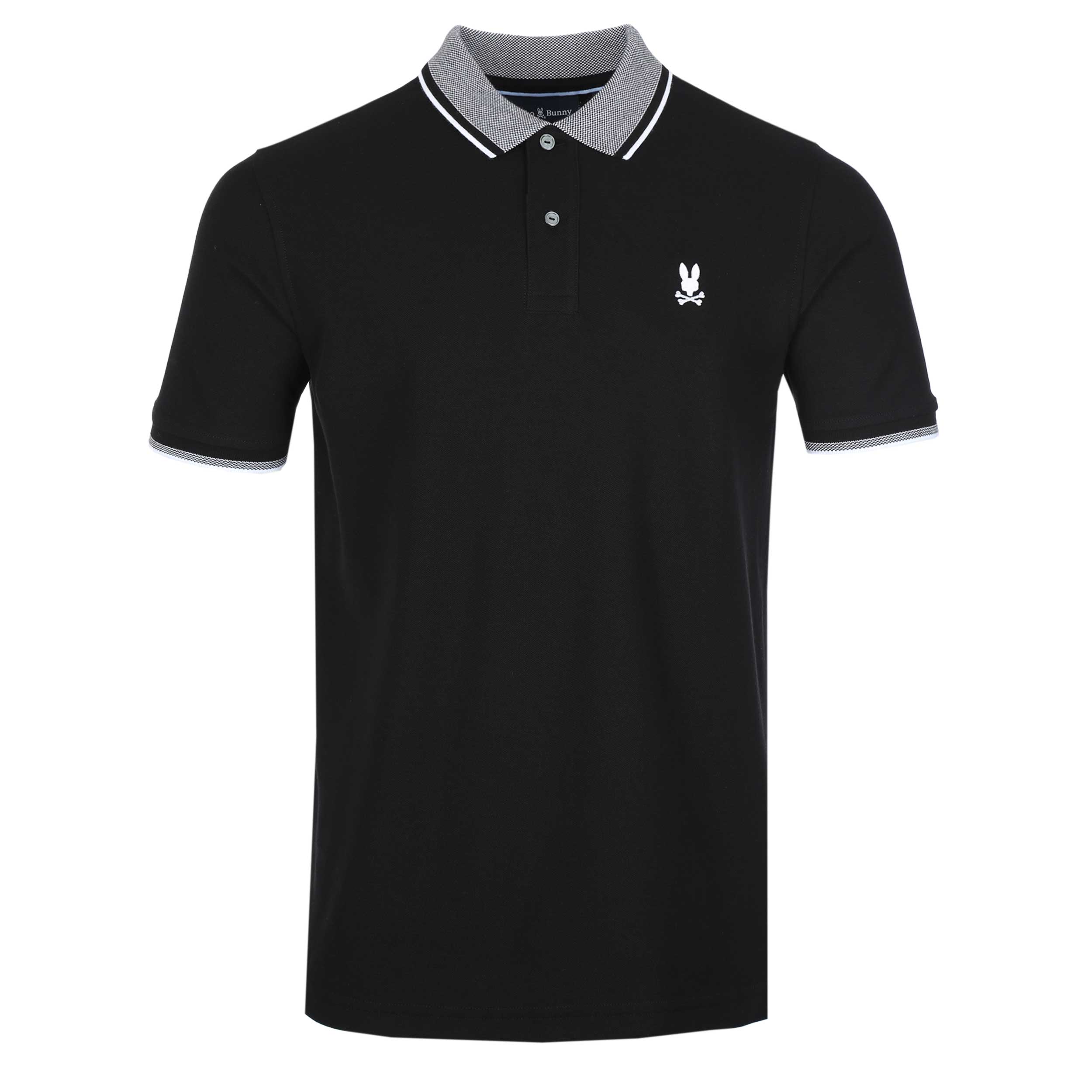 Psycho Bunny Evansdale Polo Shirt in Black