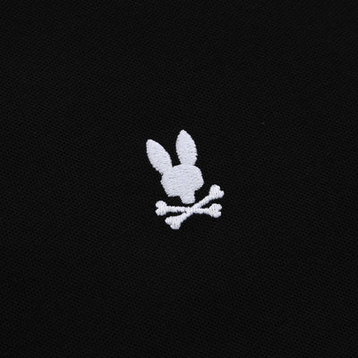 Psycho Bunny Evansdale Polo Shirt in Black Logo