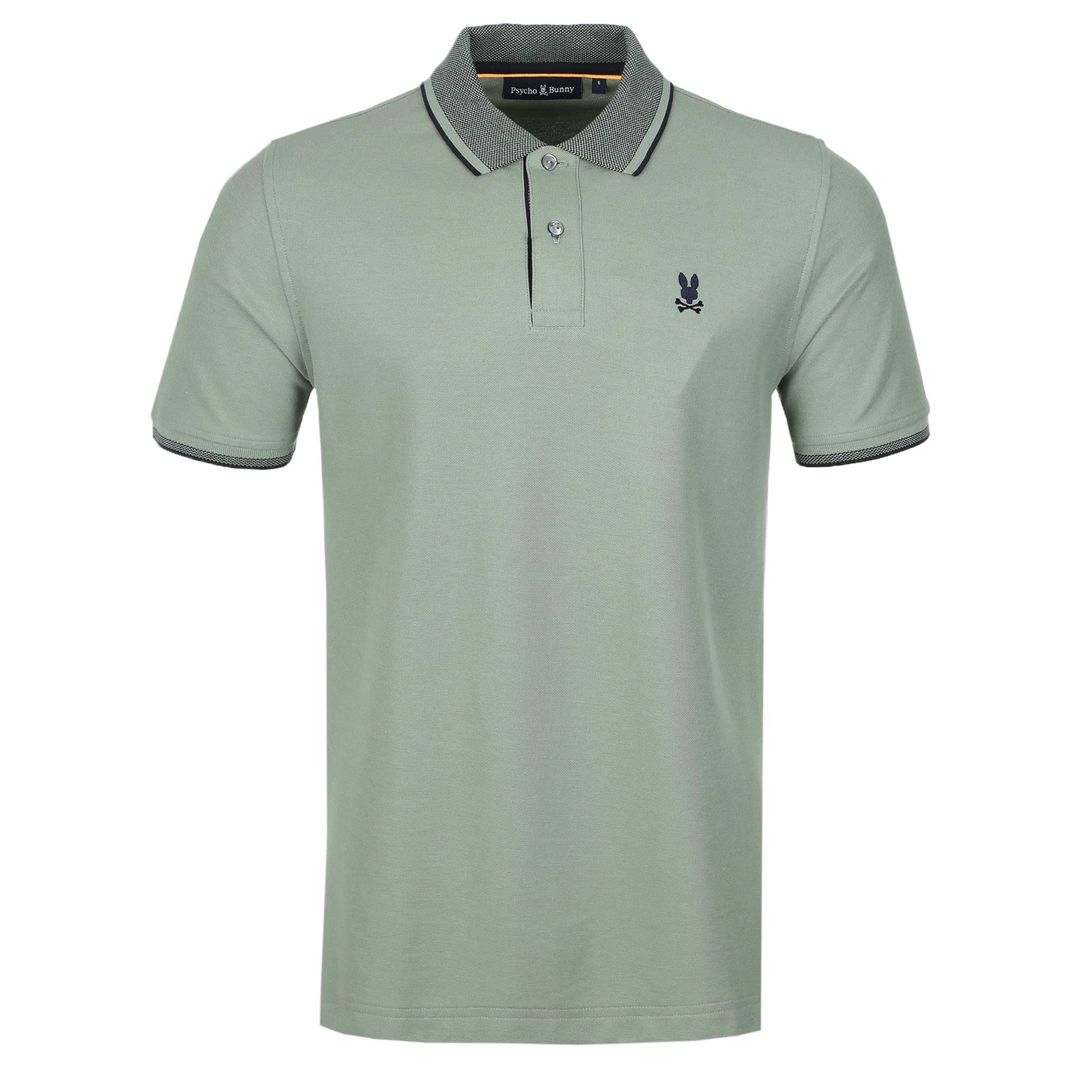 Psycho Bunny Evansdale Polo Shirt in Sea Spray Green