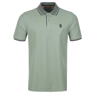 Psycho Bunny Evansdale Polo Shirt in Sea Spray Green
