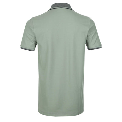 Psycho Bunny Evansdale Polo Shirt in Sea Spray Green Back