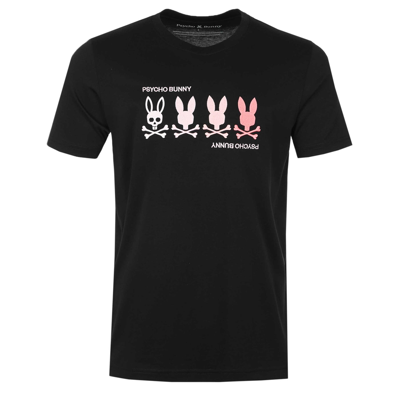 Psycho Bunny Oceania Graphic T-Shirt in Black